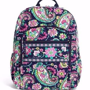 Vera Bradley Campus Backpack (Petal Paisley)
